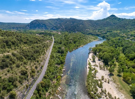 Le camping vu du ciel